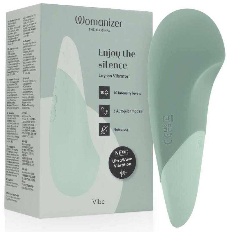 WOMANIZER - VIBE LAY-ON SILENT VIBRATOR SAGE