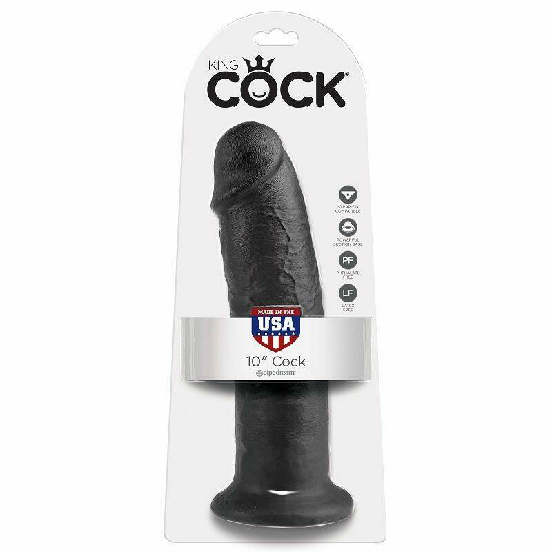 KING COCK - DILDO BLACK 25 CM