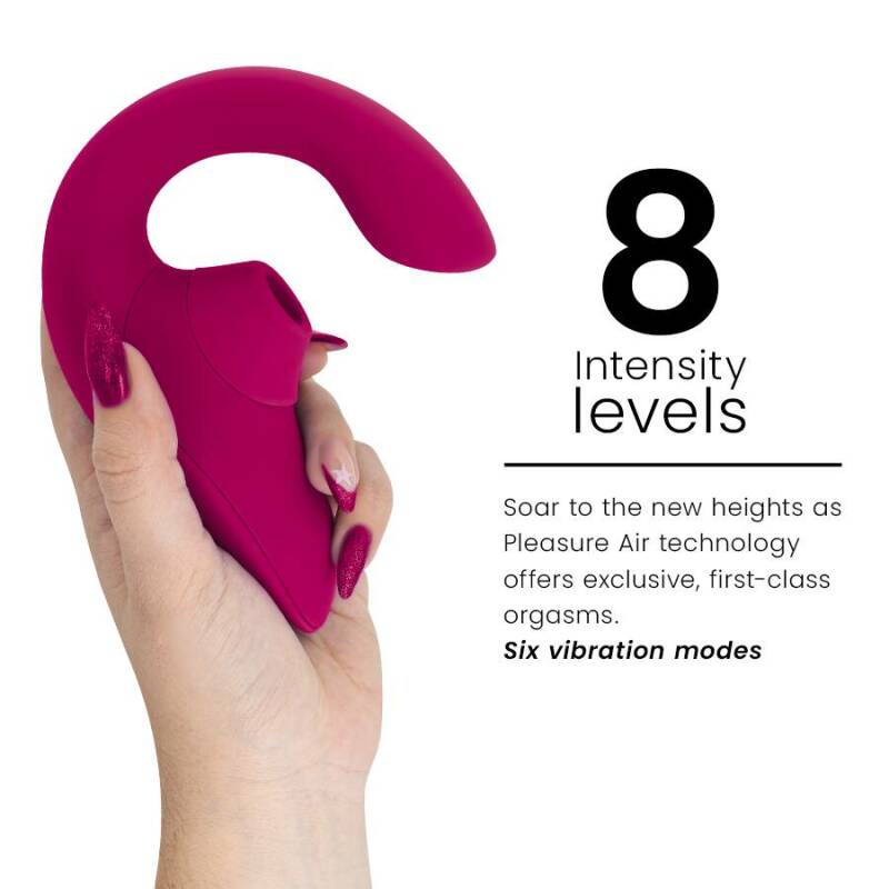 WOMANIZER - BLEND RABBIT VIBRATOR STIMULATOR VIBRANT PINK