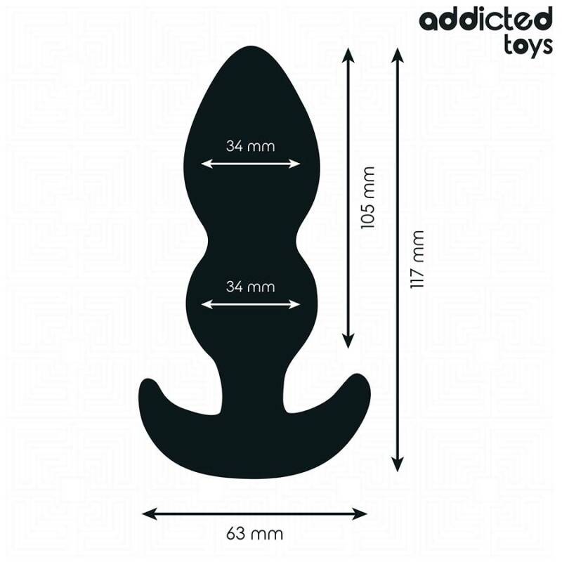 ADDICTED TOYS - ANAL PLUG SILICONE SIZE L 11.7 CM
