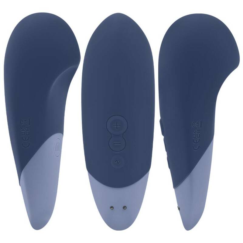 WOMANIZER - VIBE LAY-ON SILENT VIBRATOR DARK BLUE