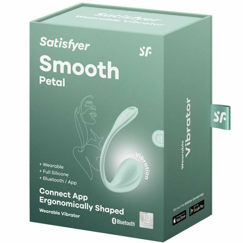 SATISFYER - SMOOTH PETAL G-POINT STIMULATOR WATER GREEN FREE APP