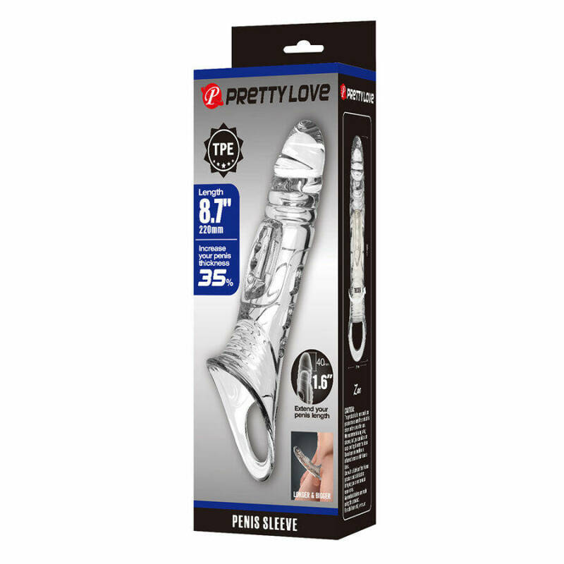 PRETTY LOVE - TRANSPARENT PENIS COVER