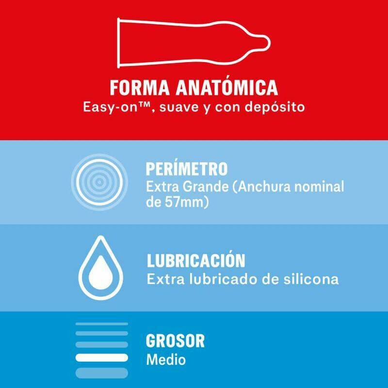 DUREX - SENSITIVE XL CONDOMS EXTRA LARGUE 10 UNITS