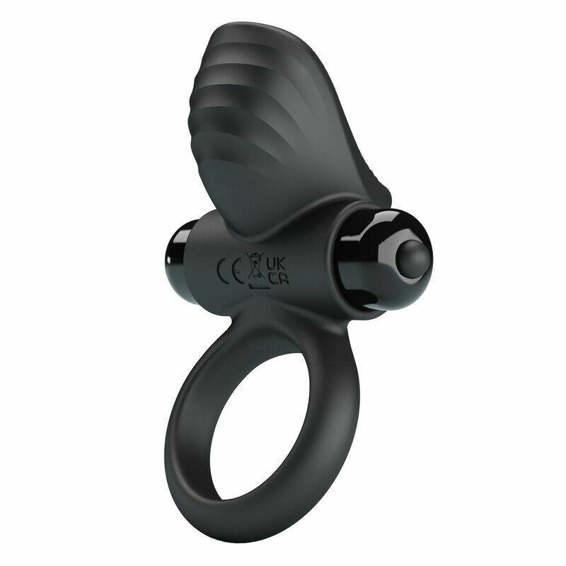 PRETTY LOVE - ADRIEN VIBRATING PENIS RING 10 FUNCTIONS BLACK