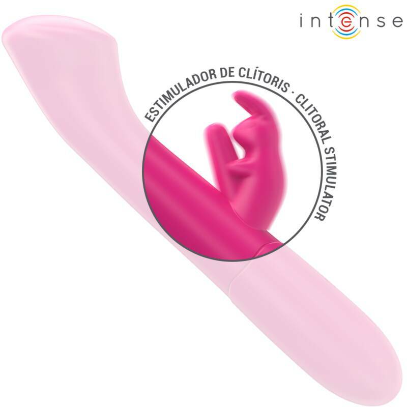 INTENSE - JULIETA RABBIT VIBRATOR 18.6 CM 10 VIBRATIONS PINK