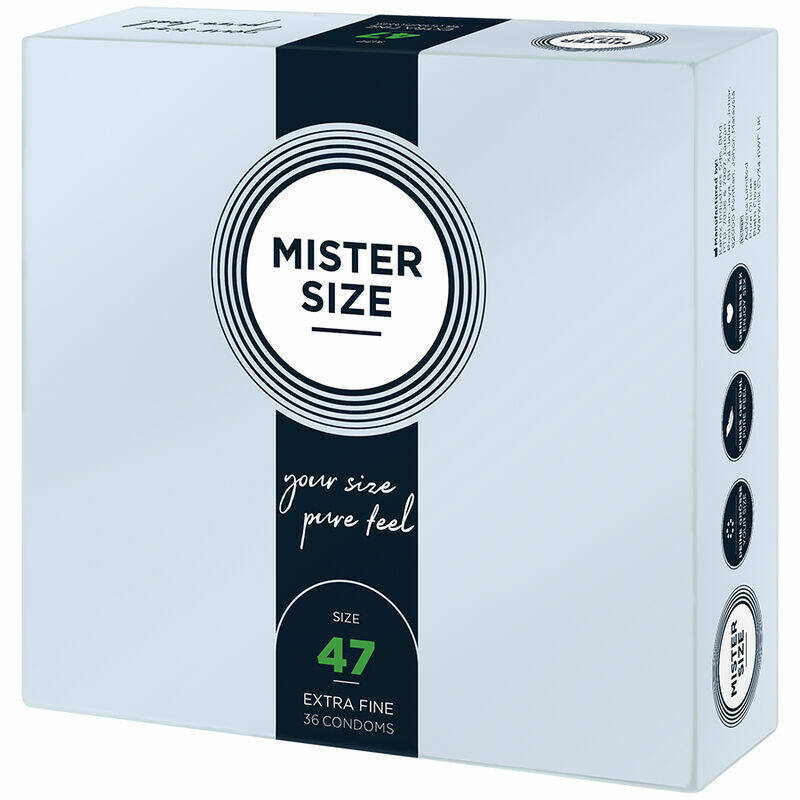 MISTER SIZE - CONDOMS SIZE XS 47 MM (36 UNITS)