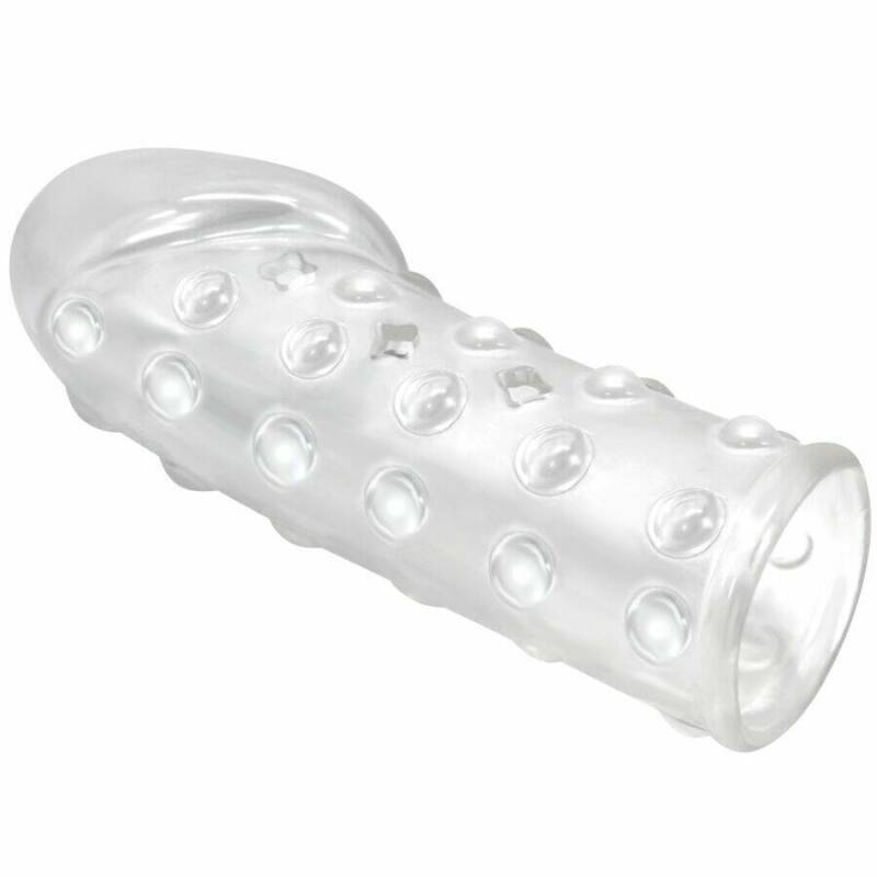 PRETTY LOVE - TIGHT AND VOLUMIZING PENIS SLEEVE TRANSPARENT