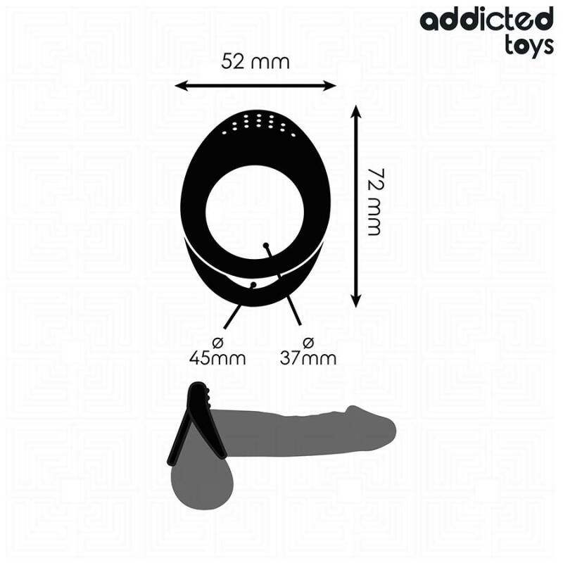 ADDICTED TOYS - DOUBLE TEXTURED PENIS RING