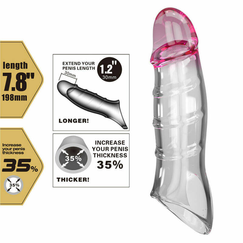 PRETTY LOVE - DARNELL TRANSPARENT EFFECT PENIS COVER