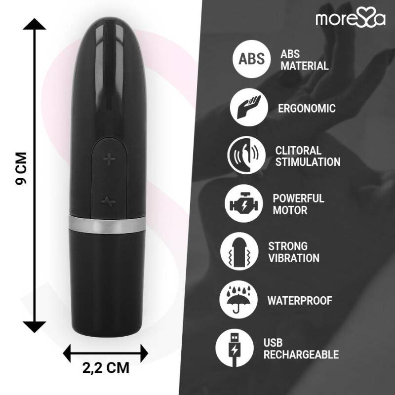 MORESSA - IVY VIBRATOR STIMULATOR TRAVEL BLACK