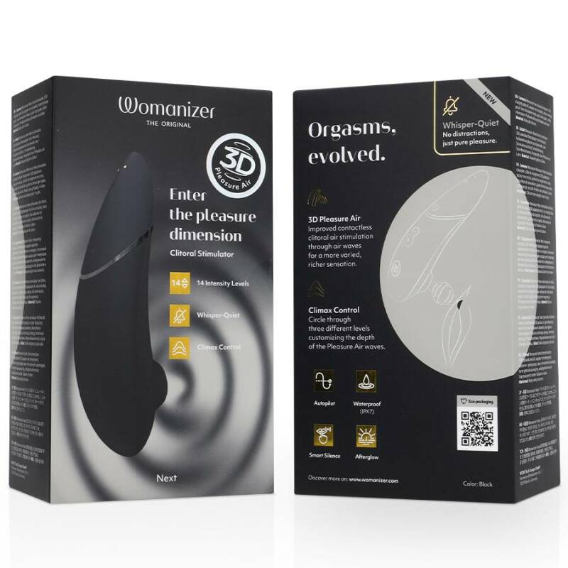 WOMANIZER - NEXT CLITORIAL STIMULATOR BLACK
