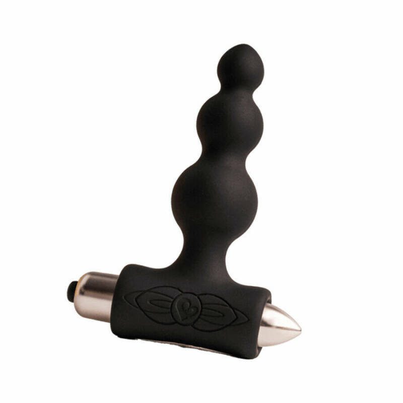 ROCKS- OFF - PETITE SENSATIONS BUBBLES ANAL PLUG VIBRATOR BLACK