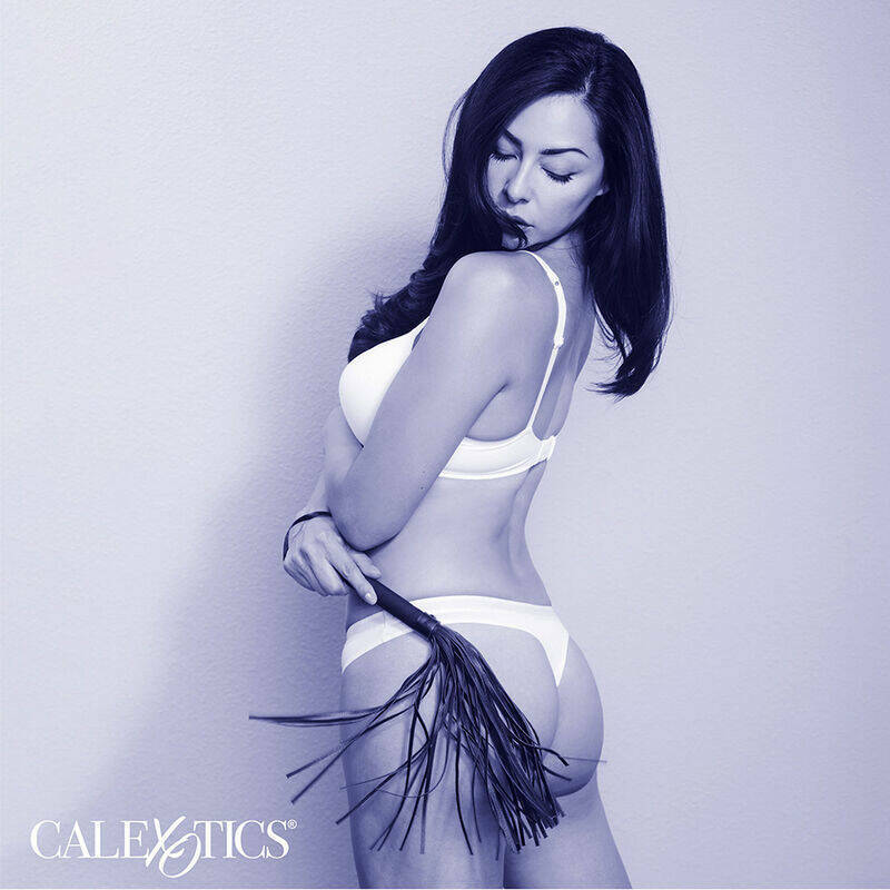 CALEXOTICS - NOCTURNAL FLOGGER LEATHER BLACK