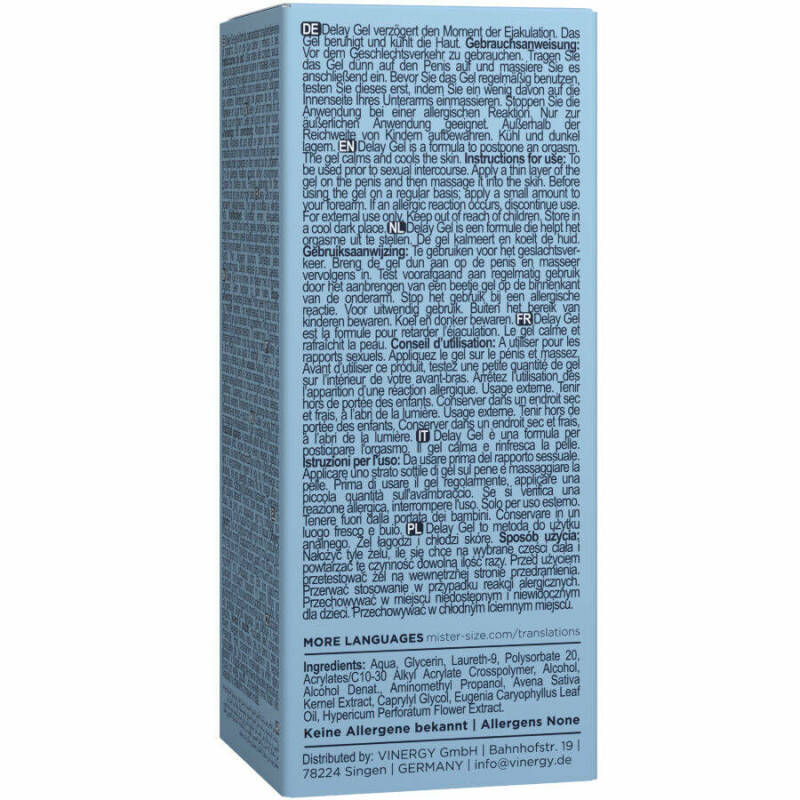 MISTER SIZE - DELAY GEL 50 ML