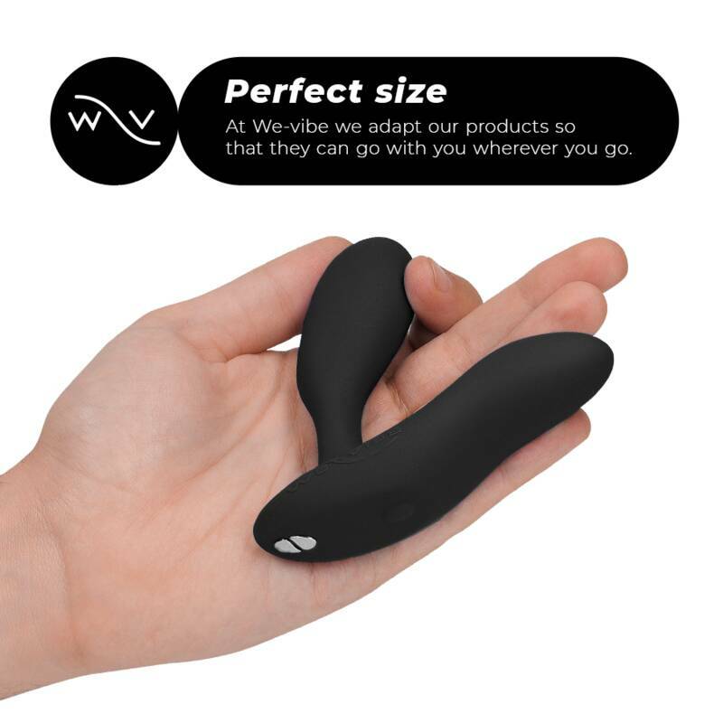 WE-VIBE - VECTOR+ BLACK PROSTATE MASSAGER REMOTE CONTROL