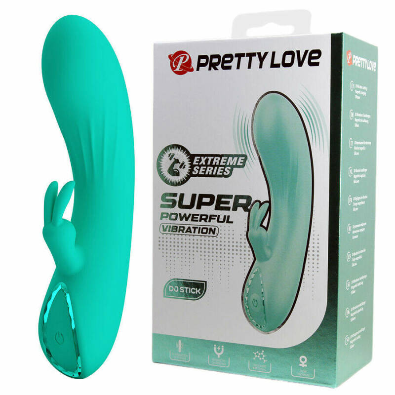 PRETTY LOVE - DJ STICK G-SPOT TURQUOISE VIBRATOR