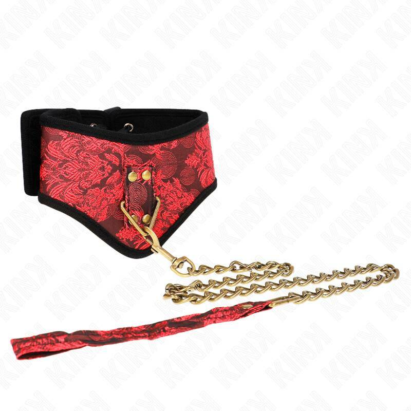 KINK - SCANDAL MODEL NECKLACE WITH LACE STRAP 75 CM 44 X 10 CM