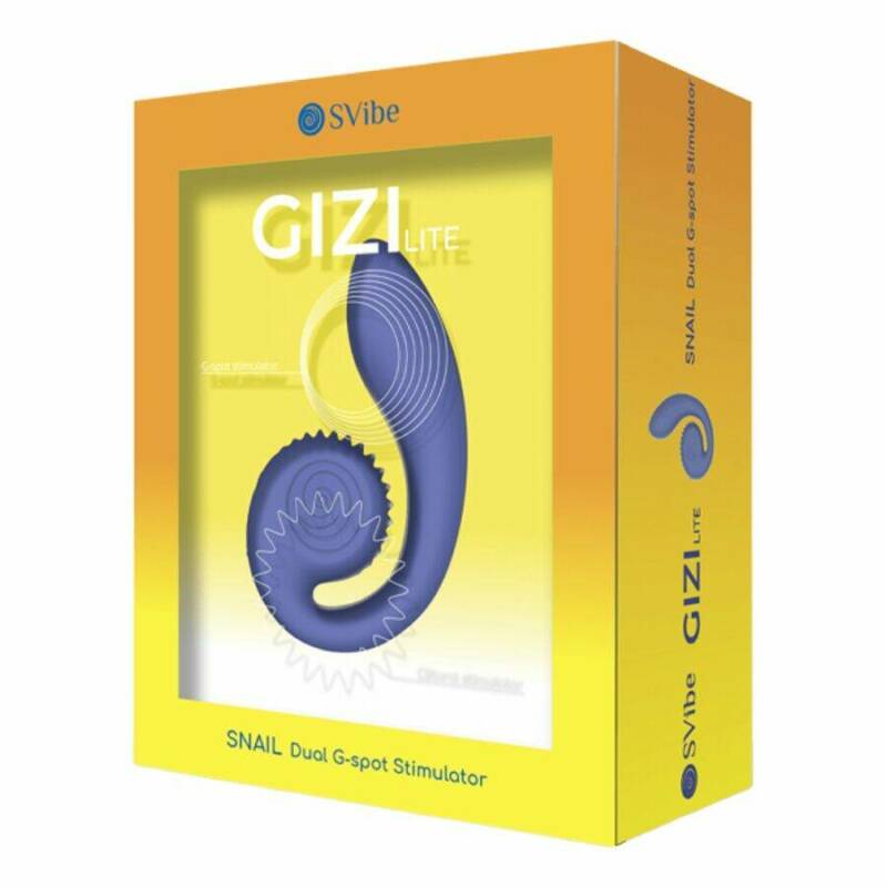 SNAIL VIBE - GIZI LITE DUAL G-SPOT & CLITORAL PURPLE VIBRATOR