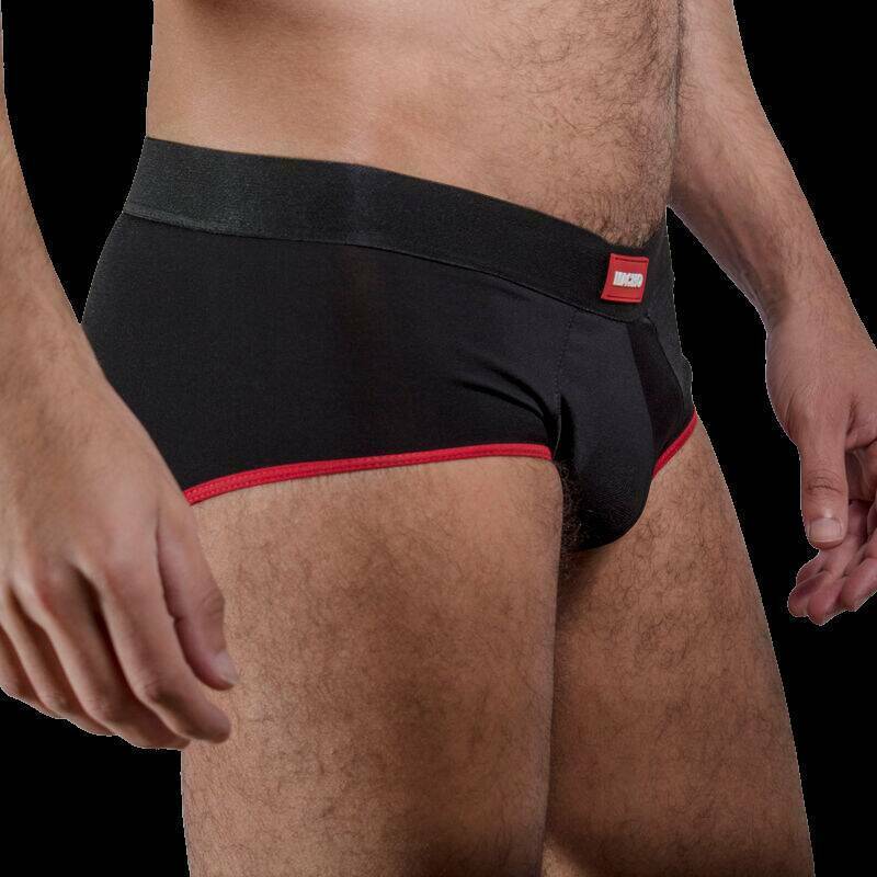 MACHO - MS24R CALZONCILLO BRIEF DARK ROJO S