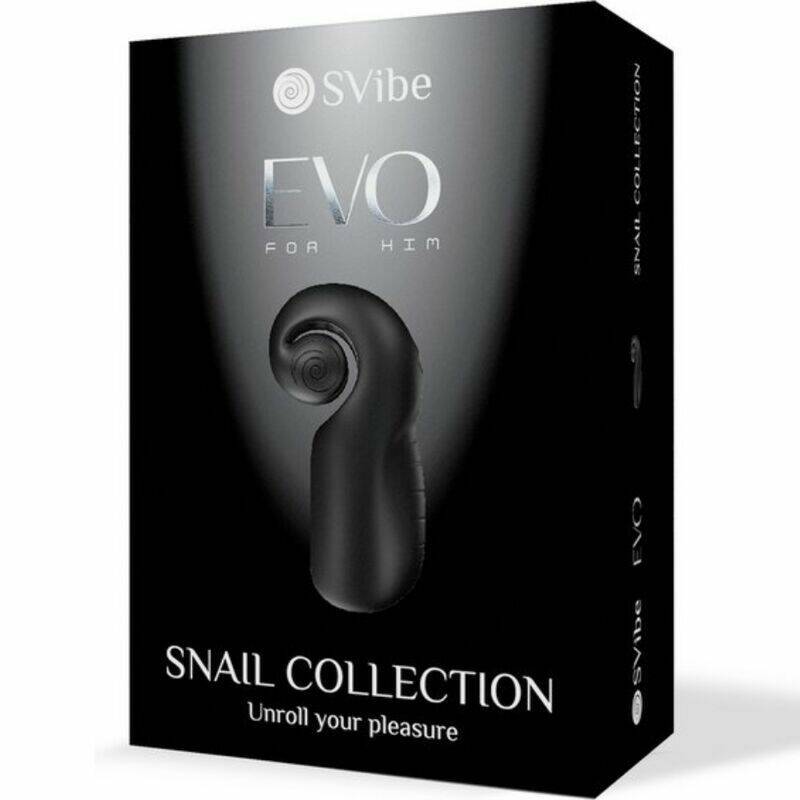 SNAIL VIBE - EVO FOR HIM MALE MASTURBATOR SLIDE NROLL BLACK