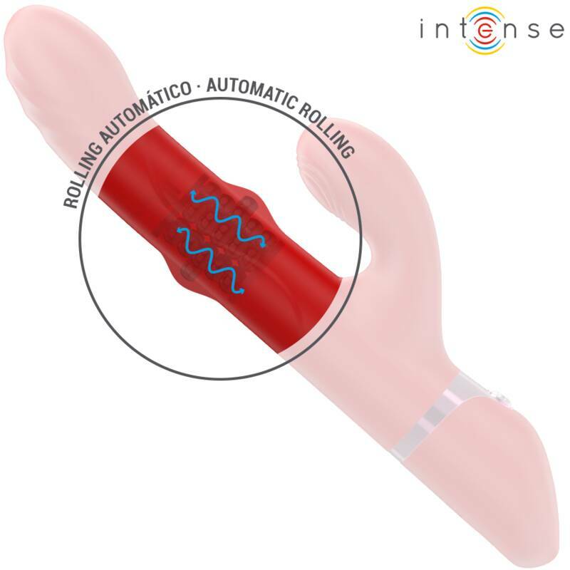 INTENSE - LELE MULTIFUNCTION VIBRATOR ROTATING & OSCILLATION & STIMULATION RED