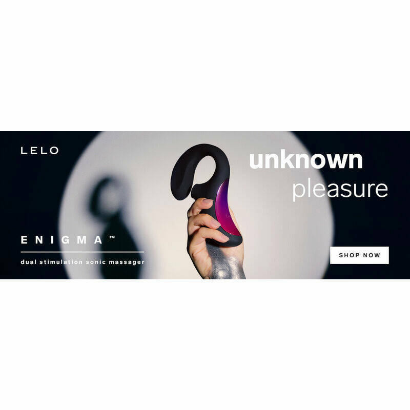 LELO - ENIGMA DOUBLE SUCTION STIMULATION PURPLE MASSAGER