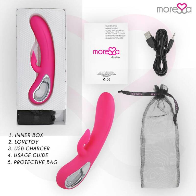 MORESSA - DUSTIN CLITORAL SUCTION AND POWERFUL VIBRATION PREMIUM SILICONE RECHARGEABLE