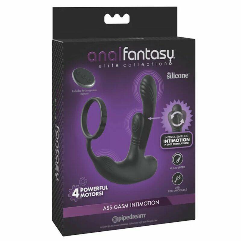 ANAL FANTASY ELITE - ASS-GASM INTIMOTION RECHARGEABLE ANAL & PERINEAL STIMULATOR