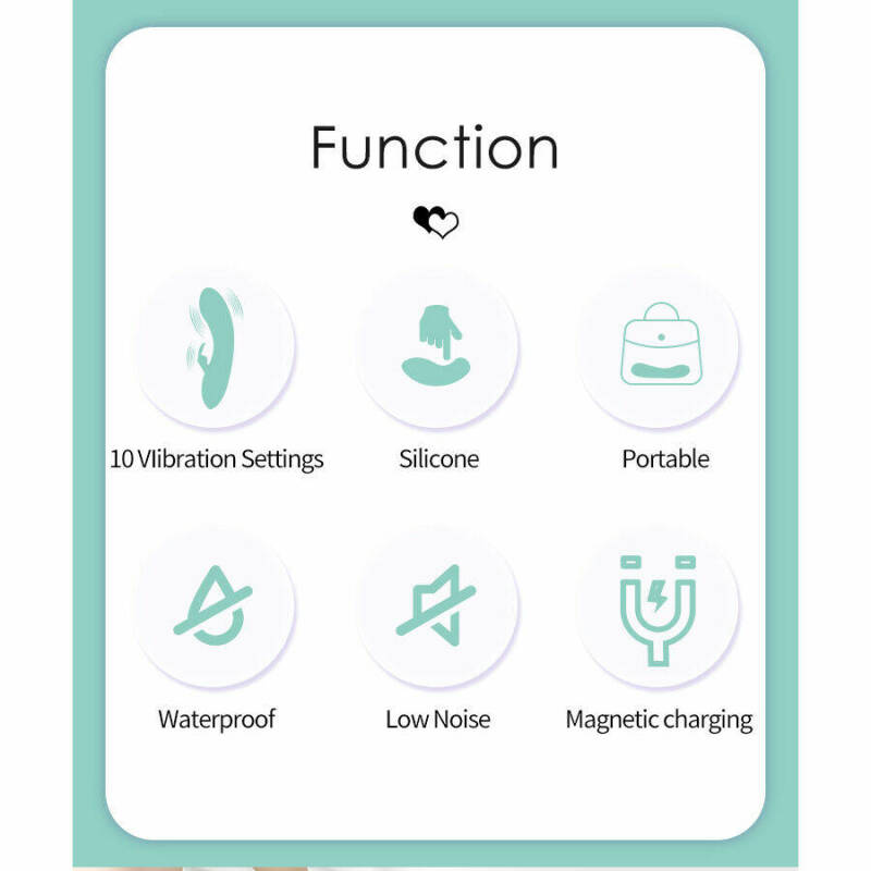 PRETTY LOVE - DJ STICK G-SPOT TURQUOISE VIBRATOR