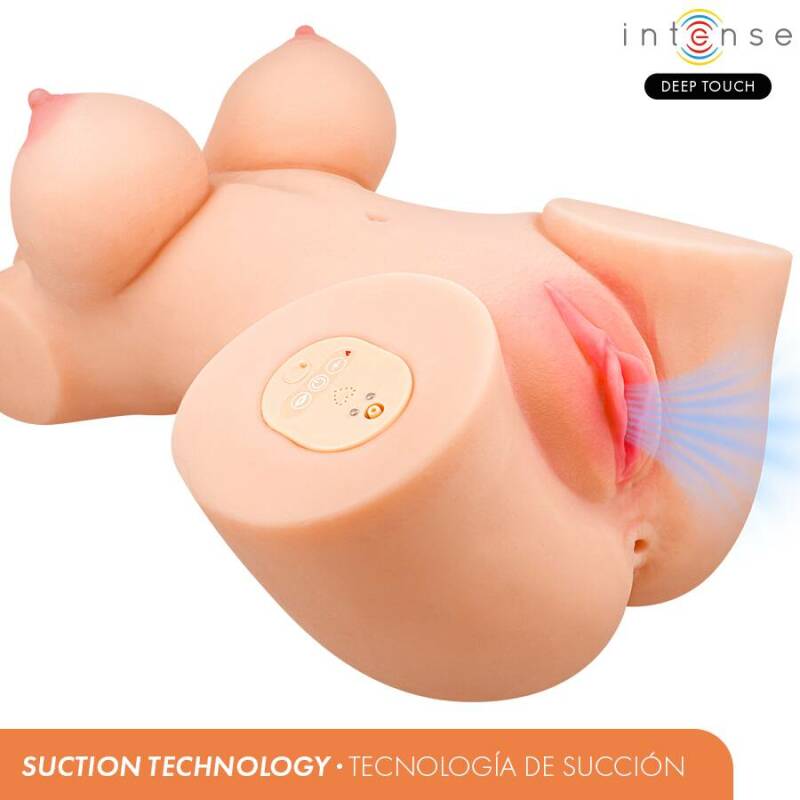 INTENSE DEEP TOUCH - VERO TORSO VAGINA WITH SUCTION, HEAT, VIBRATION AND VOICE EFFECTS WITH REMOTE CONTROL 5.5 KG