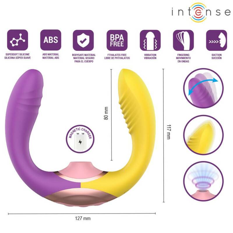 INTENSE - WILLOW 3-IN-1 SUCTION AND VIBRATION STIMULATOR