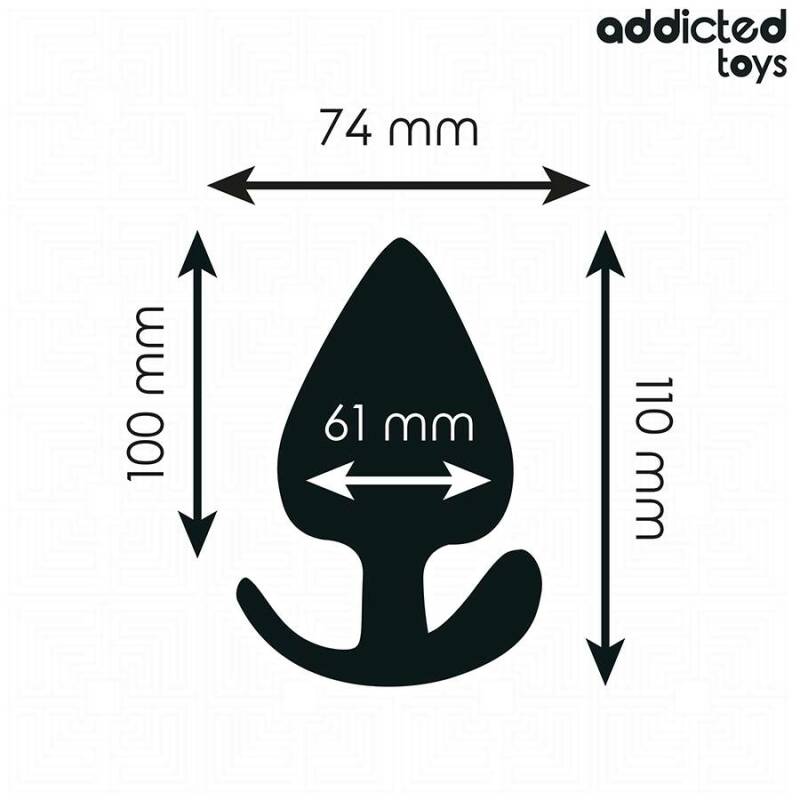 ADDICTED TOYS - ANAL PLUG SILICONE SIZE XXL 11 CM