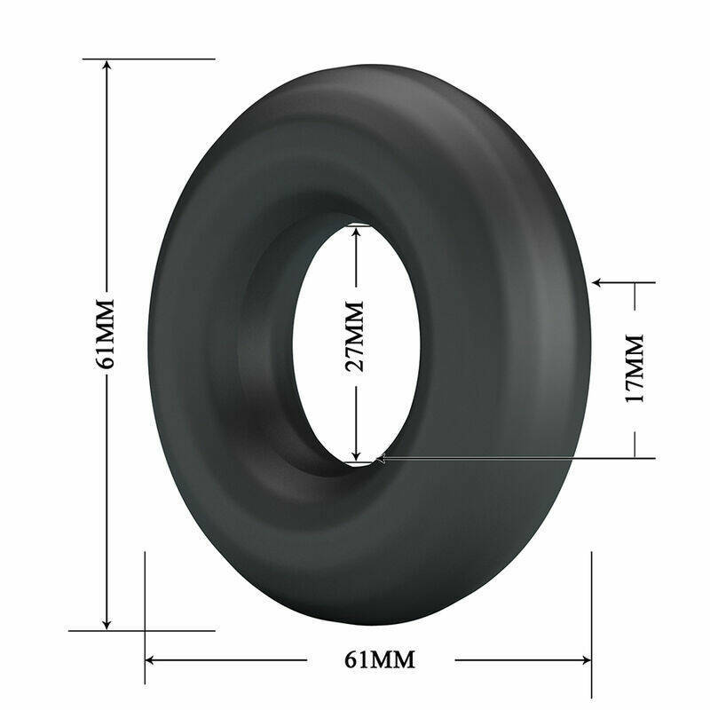 CRAZY BULL - URBAN SUPER SOFT SILICONE COCK RING BLACK