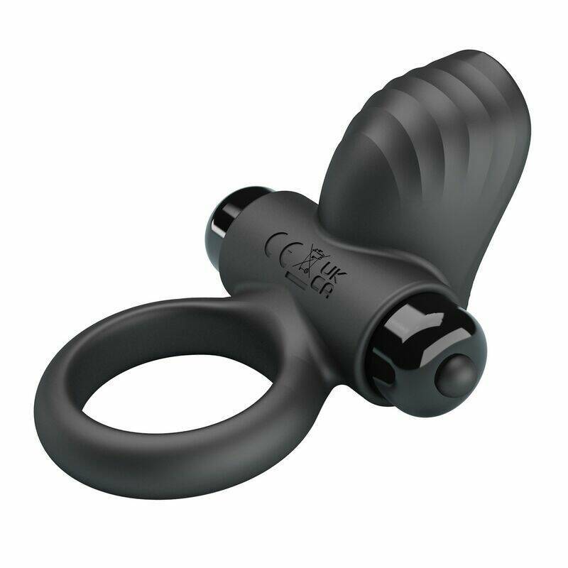 PRETTY LOVE - ADRIEN VIBRATING PENIS RING 10 FUNCTIONS BLACK