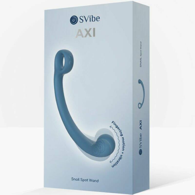 SNAIL VIBE - AXI VIBRATING MASSAGE WAND BLUE