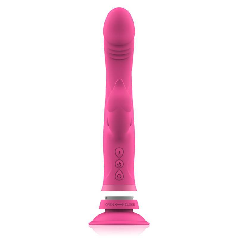 INTENSE - JULIO RABBIT VIBRATOR PINK SILICONE