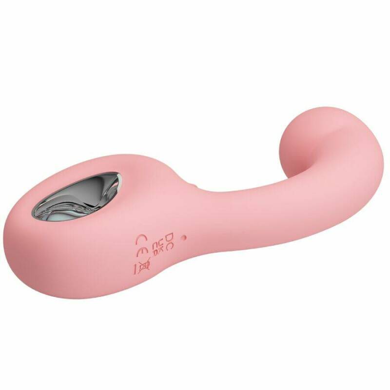 PRETTY LOVE - ERYNNYES G-SPOT VIBRATOR + CLITORIS STIMULATOR 10 VIBRATIONS PINK