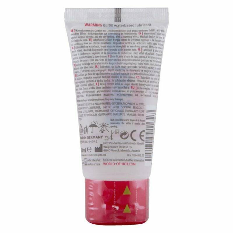 HOT - WARMING GLIDE LIQUID PLEASURE WATERBASED LUBRICANT 30 ML