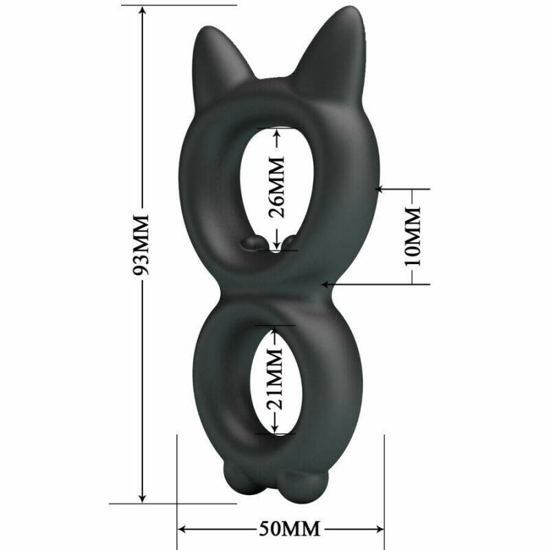 CRAZY BULL - TORAN DOUBLE SILICONE RING MODEL 20
