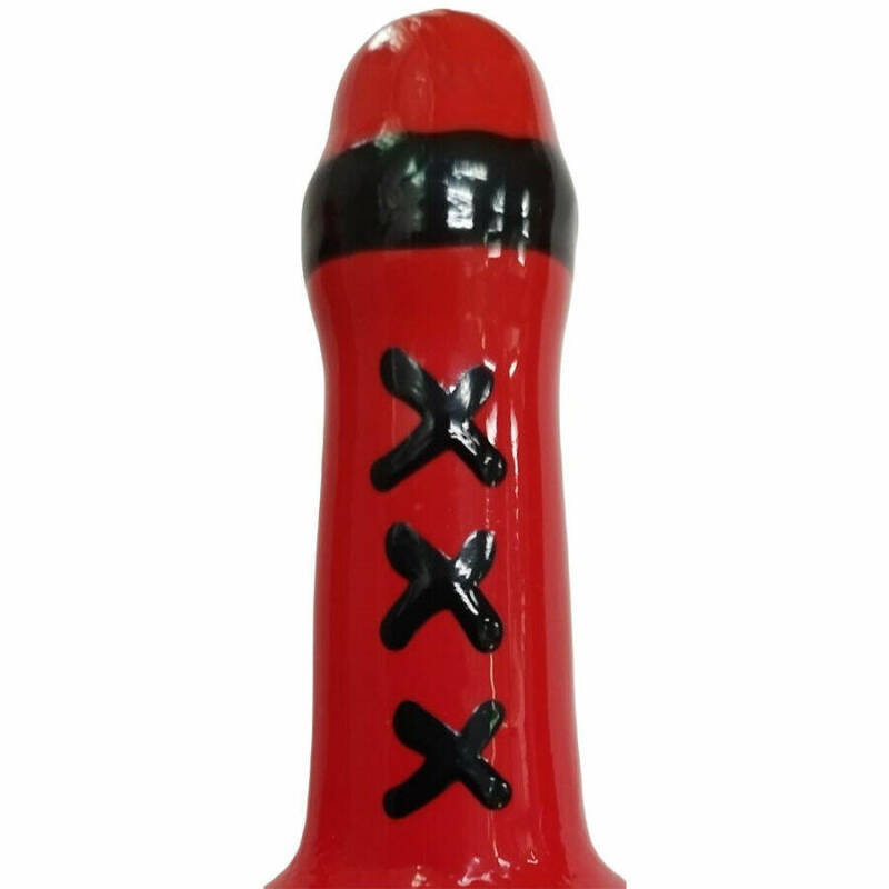 CONDOMERIE - HANDPAINTED NOVELTY CONDOMS AMSTERDAM RED