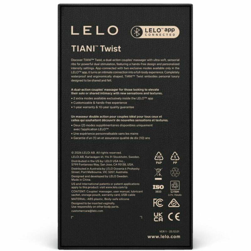 LELO - TIANI TWIST COUPLES VIBRATOR FOAM