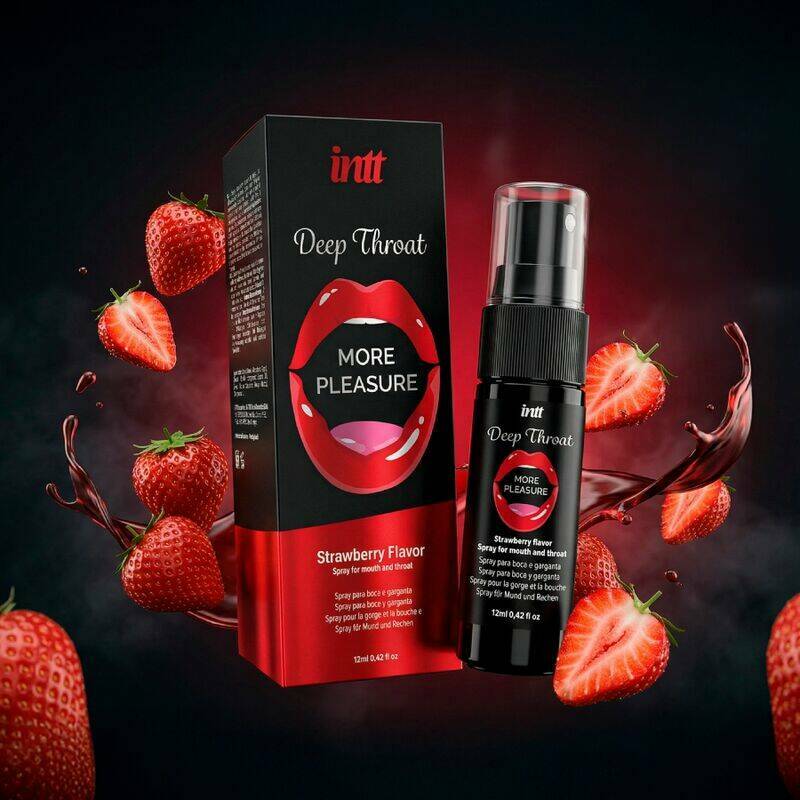 INTT - DEEP THROAT MORE PLEASURE ORAL SPRAY STRAWBERRY FLAVOR