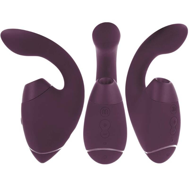 WOMANIZER - DUO NEXT DUAL CLITORAL & G-SPOT STIMULATOR DARK PURPLE