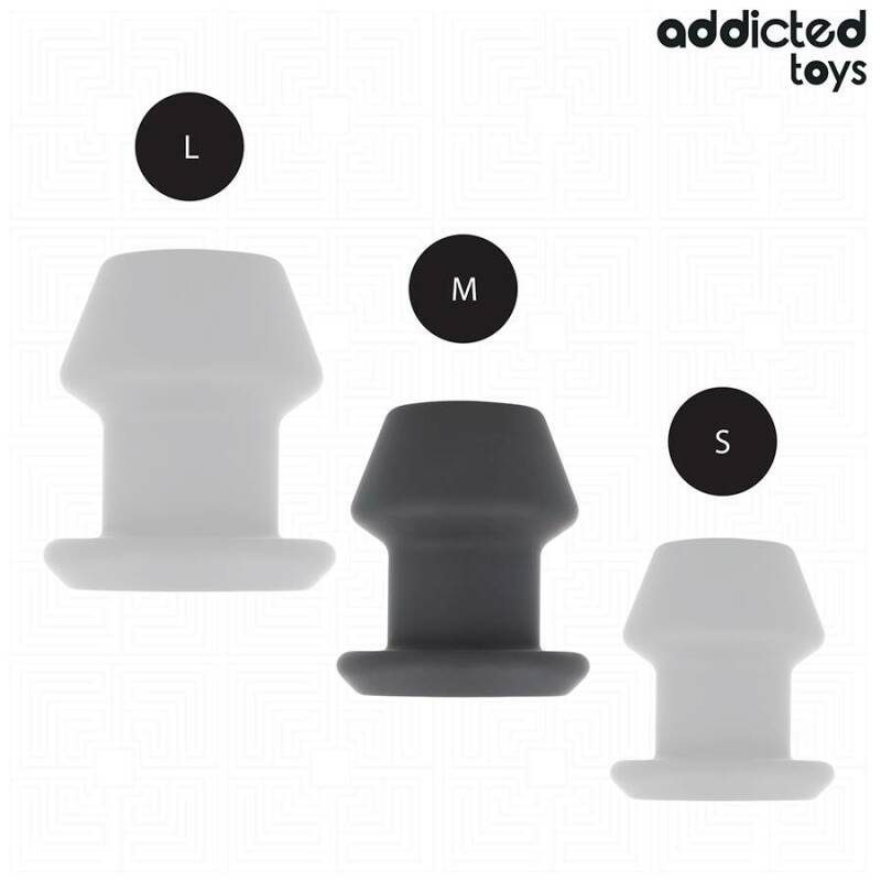 ADDICTED TOYS - EXTREME HOLLOW ANAL PLUG SILICONE SIZE M 8.7 CM