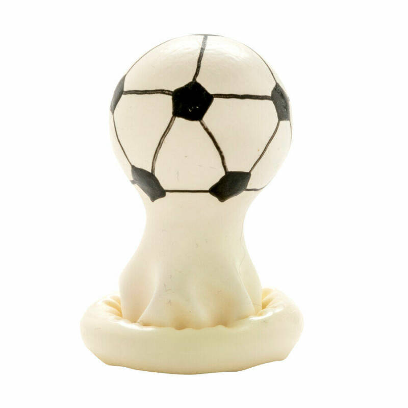 CONDOMERIE - HANDPAINTED NOVELTY CONDOMS FOOTBALL