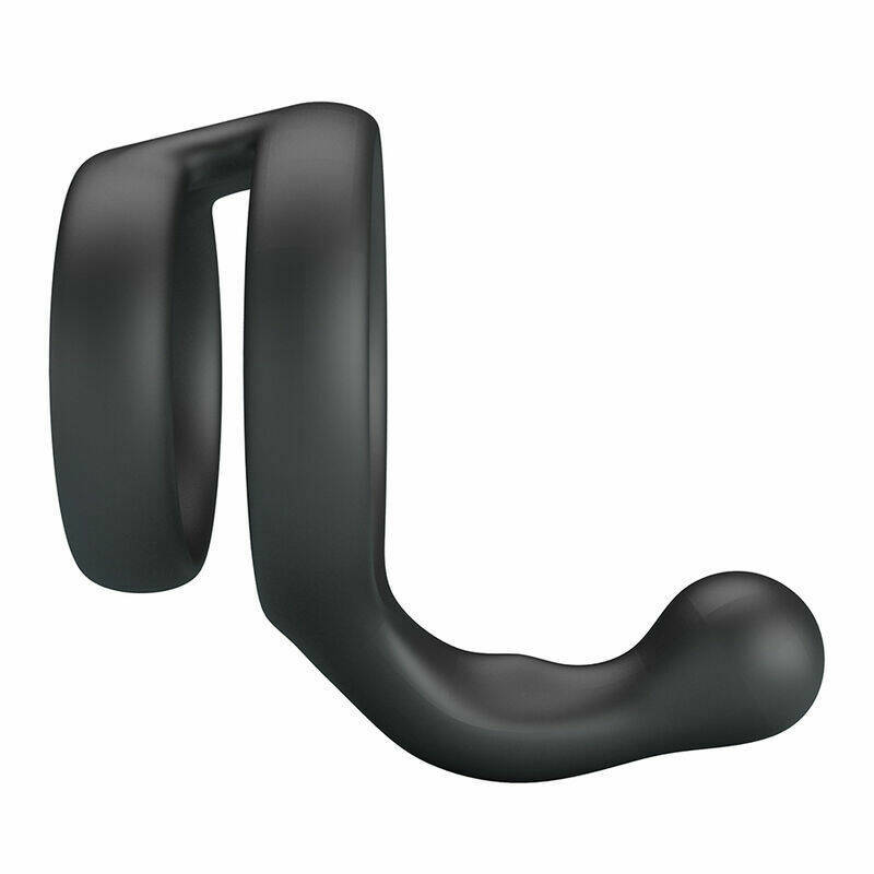 CRAZY BULL - YANCY DOUBLE COCK AND BALL RING BLACK