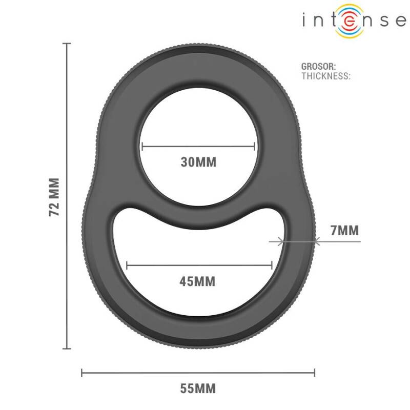 INTENSE - RICHARD DOUBLE PENIS RING MODEL 1