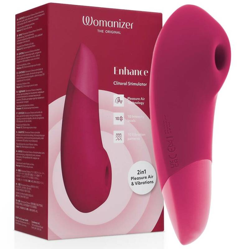 WOMANIZER - ENHANCE CLITORIAL STIMULATOR VIBRANT PINK