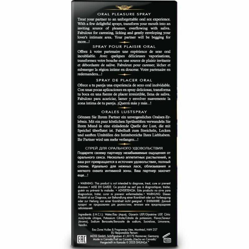 SHUNGA - WAVES PLEASURE SPRAY ORAL SEDUCTIVE EXOTIC FRUITS 20 ML